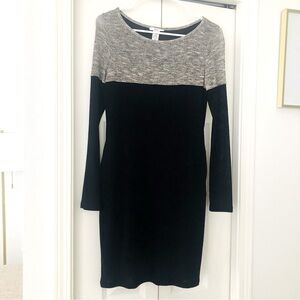 Bar III Sweater Dress Long Sleeve Colorblock size Xs